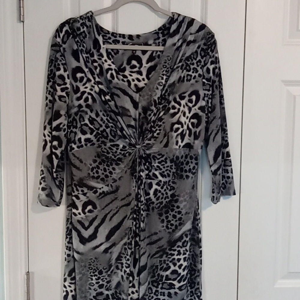 Sweet Women's Animal PrintMidi Dress